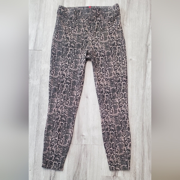 Spanx Ankle Leggings Jegging Taupe Snakeskin Style# 20018R Size Large Snake Skin - Picture 2 of 10